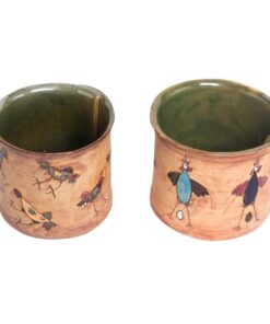 Übertopf bemalt Huhn - 3